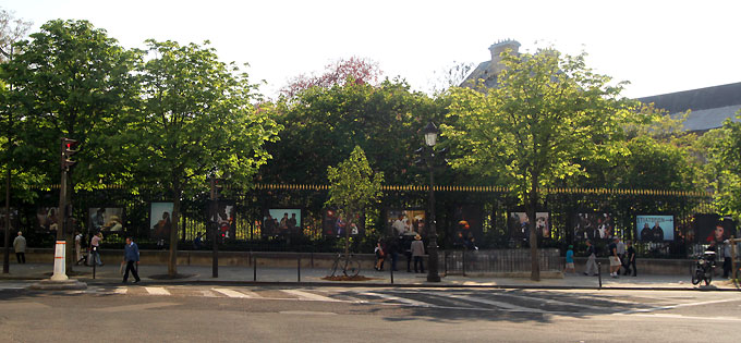 Le jardin du Luxembourg tout près du studio rue Monsieur Le Prince