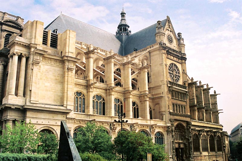 L'église St-Eustache, près du studio à louer Paris centre