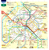 Plan RATP Métro et RER de Paris A TÉLÉCHARGER