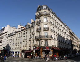 Façade de l'immeuble