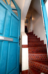 Escaliers vers la location