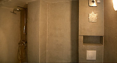 Petite salle de bain avec Douche à l'italienne