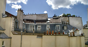 Vue sur les toîts de Paris