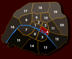 Plan de Paris 4ème