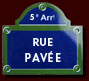 Plaque Rue Récamier