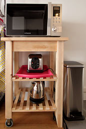 L'électro-ménager : four micro-ondes, toaster, bouilloire etc